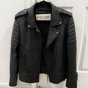 Bodaskins  Kay Michaels leather biker jacket